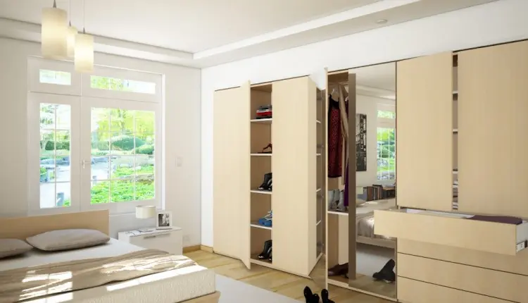 Nischenschrank
als Kleiderschrank